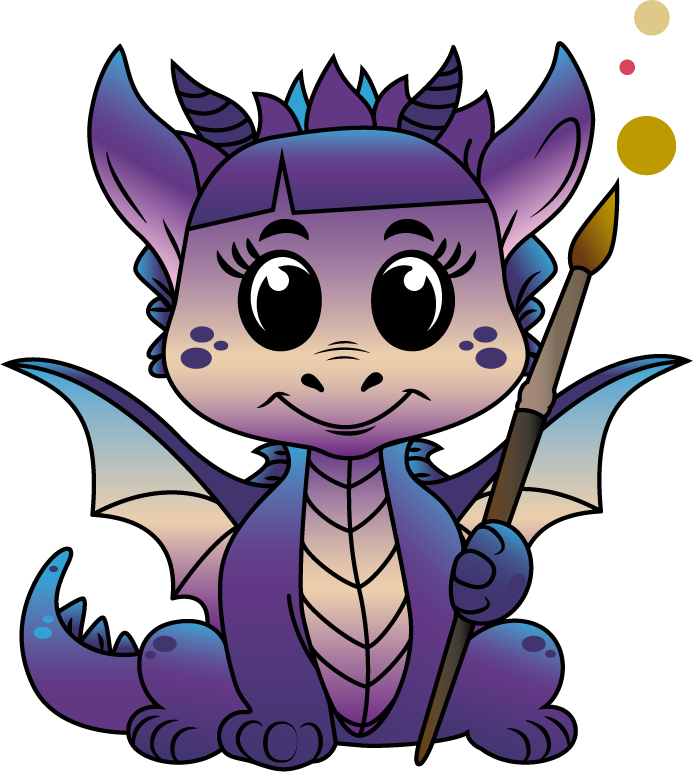 Mascotte Dragon de Studio D&T